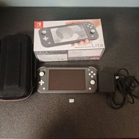 ①Nintendo Switch Lite 本体 グレー 2023年製