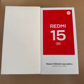 【新品・未使用品】Redmi15 5G 128GB ミッドナイトブラック