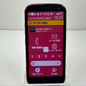美品 NTT docomo らくらくスマートフォン F-52B ピンク