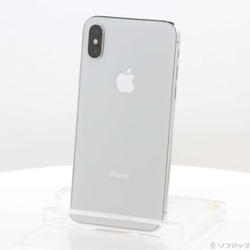 (中古)Apple iPhoneX 64GB シルバー MQAY2J/A SIMフリー(247-ud)
