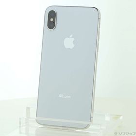 (中古)Apple iPhoneX 64GB シルバー NQAY2J/A SoftBank(348-ud)