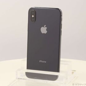 (中古)Apple iPhoneX 256GB スペースグレイ MQC12J/A SoftBank(344-ud)