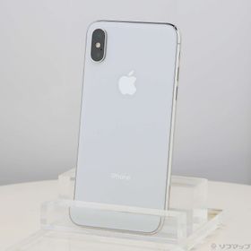 (中古)Apple iPhoneX 256GB シルバー NQC22J/A SoftBank(247-ud)