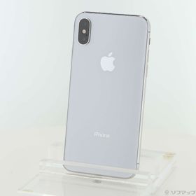 (中古)Apple iPhoneX 256GB シルバー MQC22J/A SoftBank(344-ud)