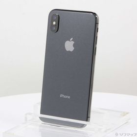 (中古)Apple iPhoneX 256GB スペースグレイ MQC12J/A SIMフリー(247-ud)
