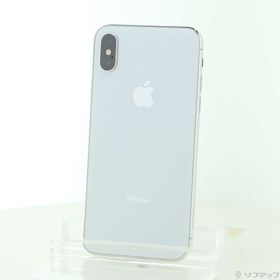 (中古)Apple iPhoneX 256GB シルバー MQC22J/A SIMフリー(247-ud)