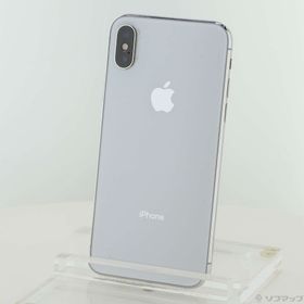(中古)Apple iPhoneX 64GB シルバー MQAY2J/A SoftBank(269-ud)