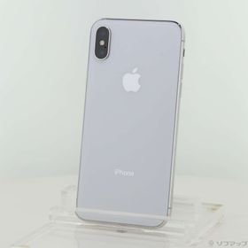 (中古)Apple iPhoneX 256GB シルバー MQC22J/A SIMフリー(247-ud)