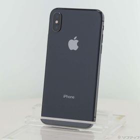 (中古)Apple iPhoneX 64GB スペースグレイ MQAX2J/A SIMフリー(247-ud)