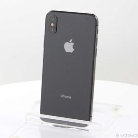 (中古)Apple iPhoneX 256GB スペースグレイ MQC12J/A SIMフリー(247-ud)