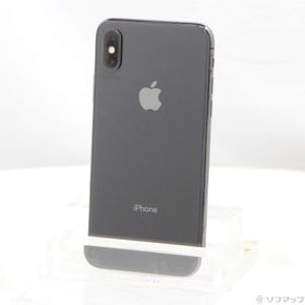 (中古)Apple iPhoneX 256GB スペースグレイ MQC12J/A SIMフリー(247-ud)