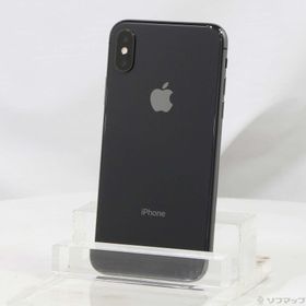 (中古)Apple iPhoneX 64GB スペースグレイ MQAX2J/A SoftBank(247-ud)