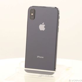 (中古)SoftBank iPhoneX 256GB スペースグレイ NQC12J/A SoftBank(295-ud)