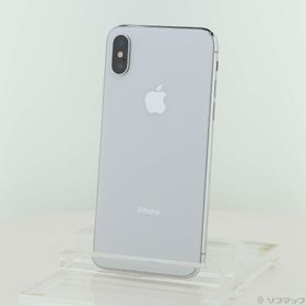 (中古)Apple iPhoneX 64GB シルバー MQAY2J/A SoftBank(247-ud)