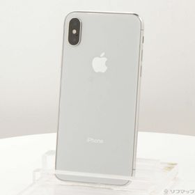 (中古)Apple iPhoneX 256GB シルバー MQC22J/A SIMフリー(247-ud)