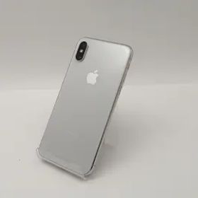 【中古】Apple docomo 【SIMロック解除済み】 iPhone X 256GB シルバー MQC22J/A【三宮センター】保証期間１ヶ月【ランクB】