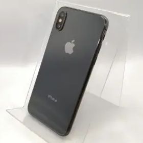 【中古】Apple docomo 【SIMロック解除済み】 iPhone X 256GB スペースグレイ MQC12J/A【高崎モントレー】保証期間１ヶ月【ランクC】