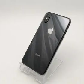 【中古】Apple SoftBank 【SIMロックあり】 iPhone X 256GB スペースグレイ MQC12J/A【ECセンター】保証期間１ヶ月【ランクC】