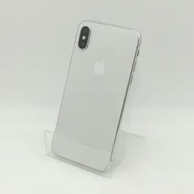 【中古】Apple docomo 【SIMロック解除済み】 iPhone X 64GB シルバー MQAY2J/A【神戸】保証期間１ヶ月【ランクB】