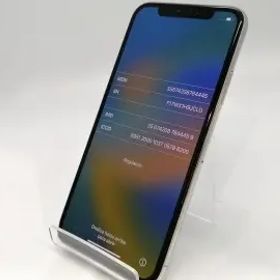 【中古】Apple SoftBank 【SIMロック解除済み】 iPhone X 256GB シルバー MQC22J/A【大須2】保証期間１ヶ月【ランクC】