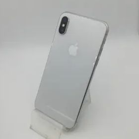【中古】Apple 国内版 【SIMフリー】 iPhone X 256GB シルバー MQC22J/A【新橋烏森通り】保証期間１ヶ月【ランクB】