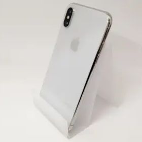 【中古】Apple au 【SIMロック解除済み】 iPhone X 256GB シルバー MQC22J/A【戸塚】保証期間１ヶ月【ランクC】