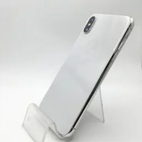 【中古】Apple SoftBank 【SIMロック解除済み】 iPhone X 64GB シルバー MQAY2J/A【京都】保証期間１ヶ月【ランクB】