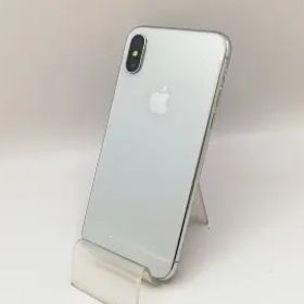 【中古】Apple docomo 【SIMロック解除済み】 iPhone X 64GB シルバー MQAY2J/A【戸塚】保証期間１ヶ月【ランクC】