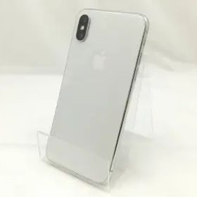 【中古】Apple docomo 【SIMロック解除済み】 iPhone X 64GB シルバー MQAY2J/A【DS秋葉】保証期間１ヶ月【ランクB】