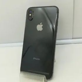 【中古】Apple 国内版 【SIMフリー】 iPhone X 256GB スペースグレイ MQC12J/A【川崎】保証期間１ヶ月【ランクC】