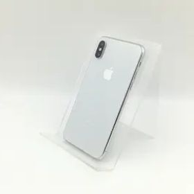 【中古】Apple docomo 【SIMロック解除済み】 iPhone X 256GB シルバー MQC22J/A【福岡筑紫】保証期間１ヶ月【ランクC】