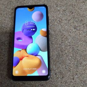 SIMフリー Galaxy A21 シンプル SCV49 ブラック
