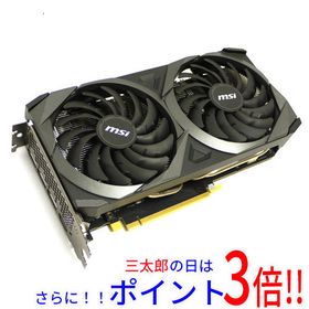 【中古】送料無料 MSI製グラボ GeForce RTX 3070 VENTUS 2X OC PCIExp 8GB 8 GB PCI-Express 補助電源有