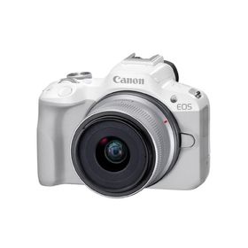 Canon キヤノン EOS R50 RF-S18-45 IS STMレンズキット ホワイト【JAN:4549292205251】