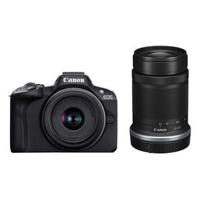CANON キヤノン EOS R50 ダブルズームキット ブラック ミラーレスカメラ【ラッピング対応可】 R-LOGI