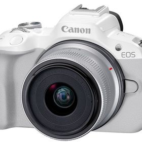 【送料無料】Canon・キヤノン EOS R50（ホワイト）・RF-S18-45 IS STM レンズキット