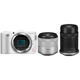 キヤノン CANON EOS R50 V ダブルズームキット ミラーレス一眼カメラ ［ズームレンズ＋ズームレンズ］ ホワイト EOSR50VWH-WZK