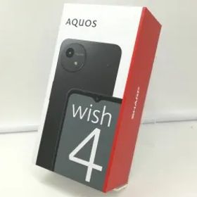 【未使用】SHARP SoftBank 【SIMフリー】 AQUOS wish4 ブラック 4GB 64GB A403SH (法人向けモデル)【博多】保証期間３ヶ月