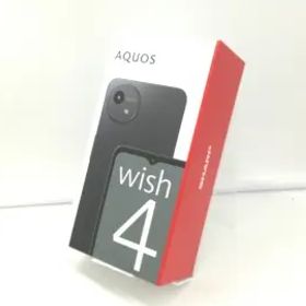 【未使用】SHARP SoftBank 【SIMフリー】 AQUOS wish4 ブラック 4GB 64GB A403SH (法人向けモデル)【博多】保証期間３ヶ月