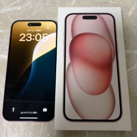 iPhone15 512G 美品／初期化済／SIMフリー端末／ピンク