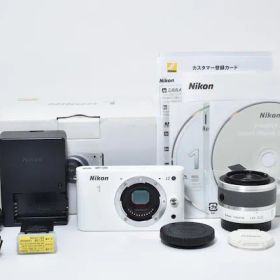 ＜並品＞ Nikon ミラーレス一眼カメラ Nikon 1 (ニコンワン) J2 標準ズームレンズキット ホワイト N1J2HLKWH