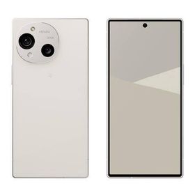 シャープ(SHARP) AQUOS R10 256GB SH-M31A W カシミヤホワイト 6.5型 12GB/256GB SIMフリースマートフォン