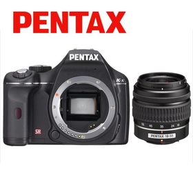 ペンタックス PENTAX K-x 18-55mm 標準 レンズセット ブラック デジタル一眼レフ カメラ 中古