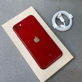 バッテリー 100% iPhone SE3 64GB レッド 国内版 SIMフリー 送料無料