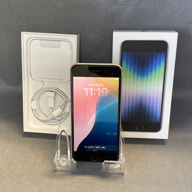 超美品 国内版 SIMフリー iPhoneSE 第３世代 64gb スターライト色