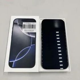 中古 【国内版SIMフリー】Apple iPhone16 Pro 128GB ブラックチタニウム MYMV3J/A 170259 状態： B:良品