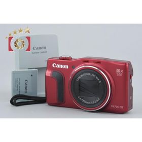 【中古】Canon キヤノン PowerShot SX700 HS レッド コンパクトデジタルカメラ