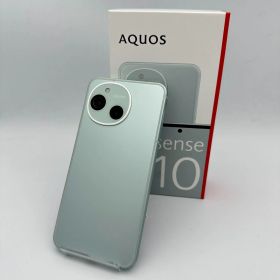 【中古・美品】SHARP AQUOS sense10 SH-M33B-L 256GB ペールミント 本体 中古 スマホ 中古スマホ 中古Android SIMフリー