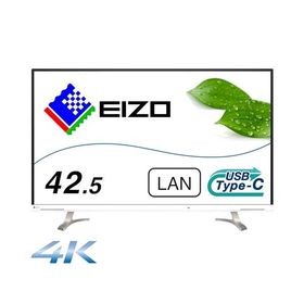 EIZO 自然な表示の大画面4Kモニター | FlexScan EV4340X-WT | 42.5型4K UHD・USB Type-C・リモコン