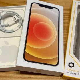 Apple iPhone 12 本体 ホワイト⭐︎新品iFaceベージュ付き⭐︎